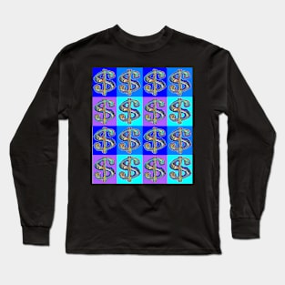 blue dollar 333 Long Sleeve T-Shirt